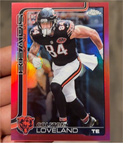 2025 Topps Chrome #345 Colston Loveland — front