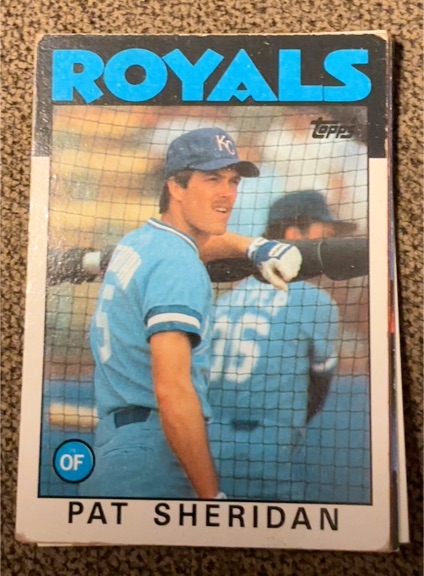 1986 Topps #743 Pat Sheridan — front