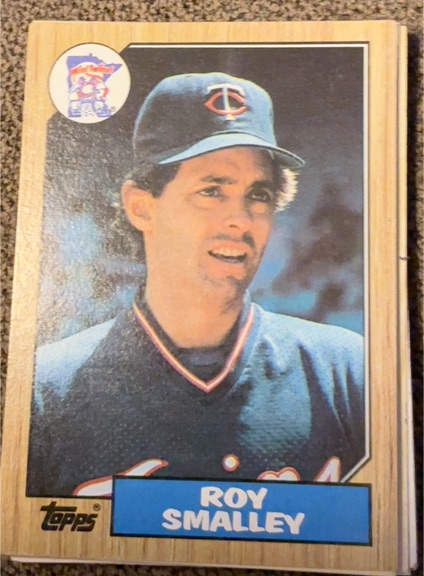 1987 Topps #744 Roy Smalley Jr. — front