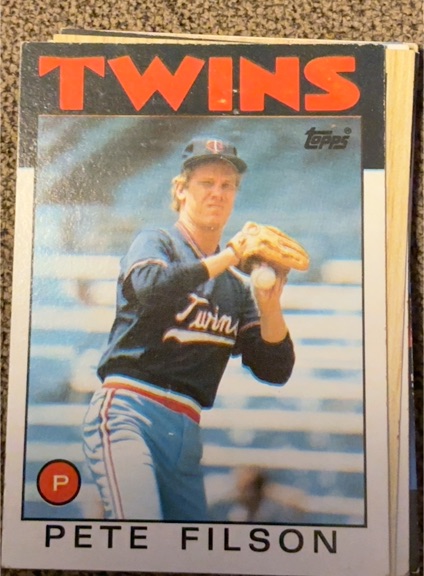 1986 Topps #122 Pete Filson — front