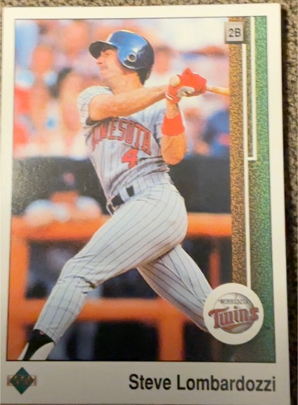 1989 Upper Deck #179 Steve Lombardozzi Minnesota Twins — front