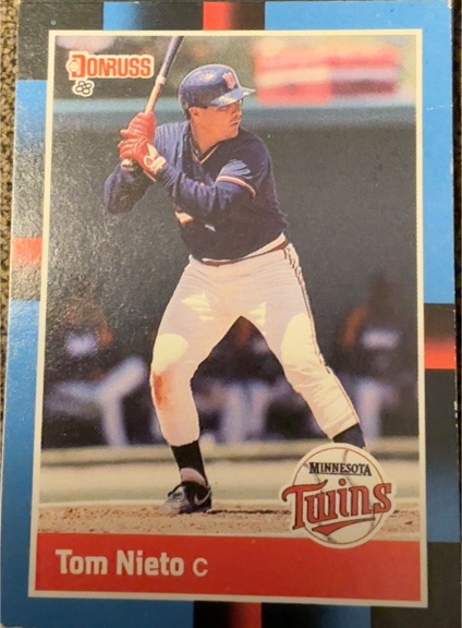 1988 Donruss #612c Tom Nieto Minnesota Twins — front