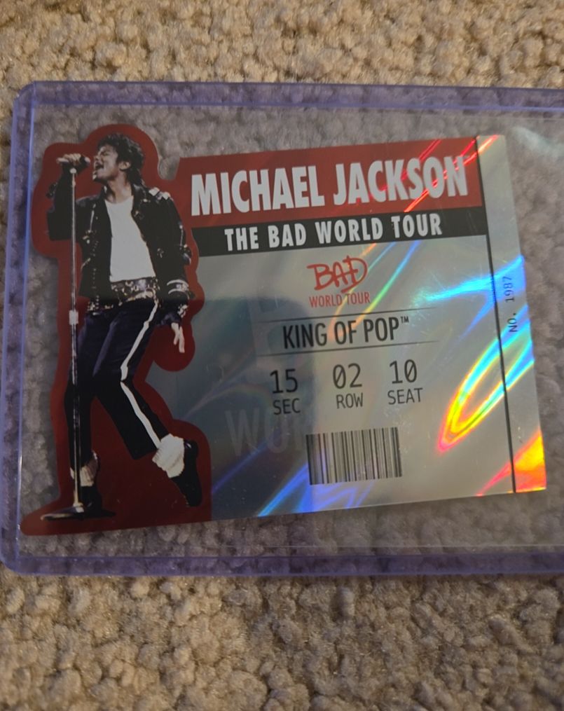 2025 Keepsake Michael Jackson BAD World Tour Die Cut #253 — front