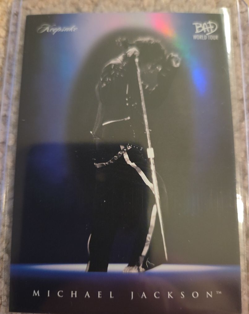 2026 Keepsake - Michael Jackson - Bad World Tour - #34 Blue Parallel SP — front