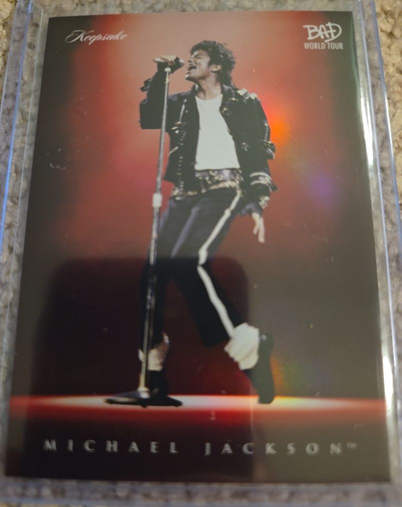 2025 Keepsake Michael Jackson Bad World Tour #38 — front