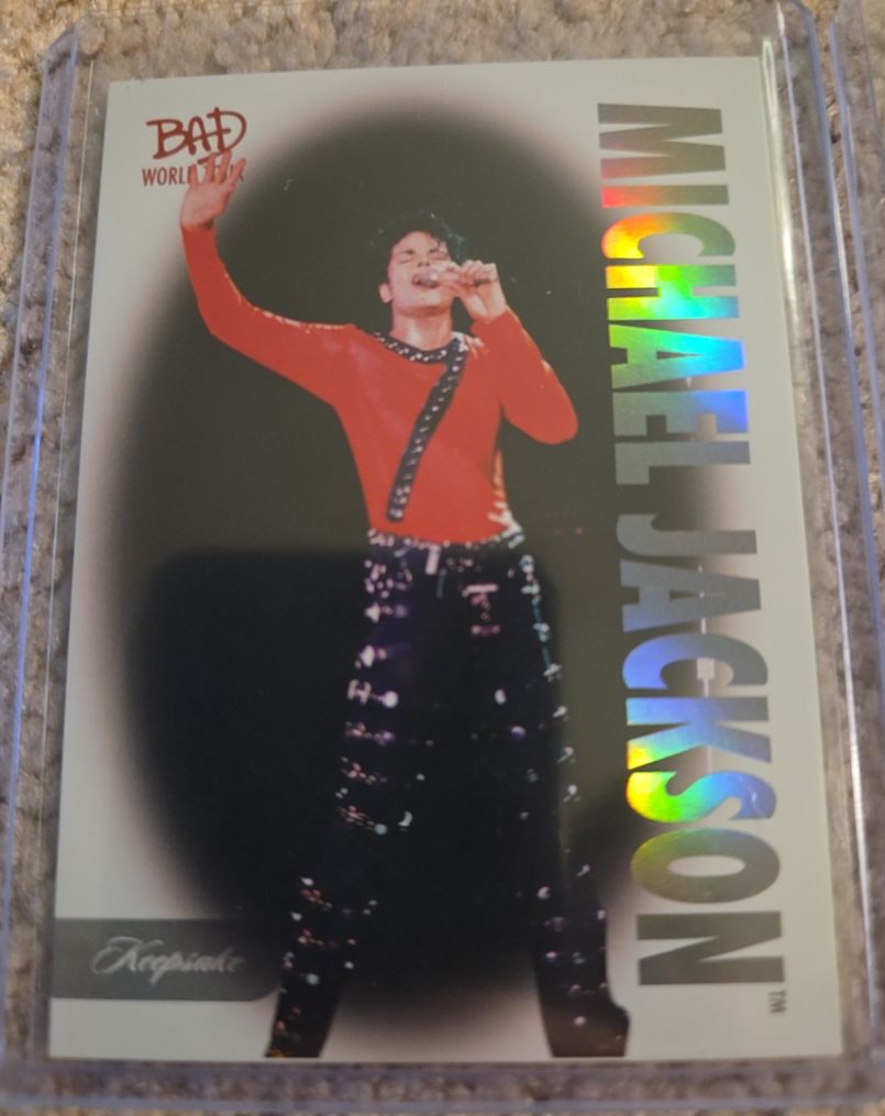 2026 Keepsake Premiere Edition #11 Michael Jackson Bad World Tour — front