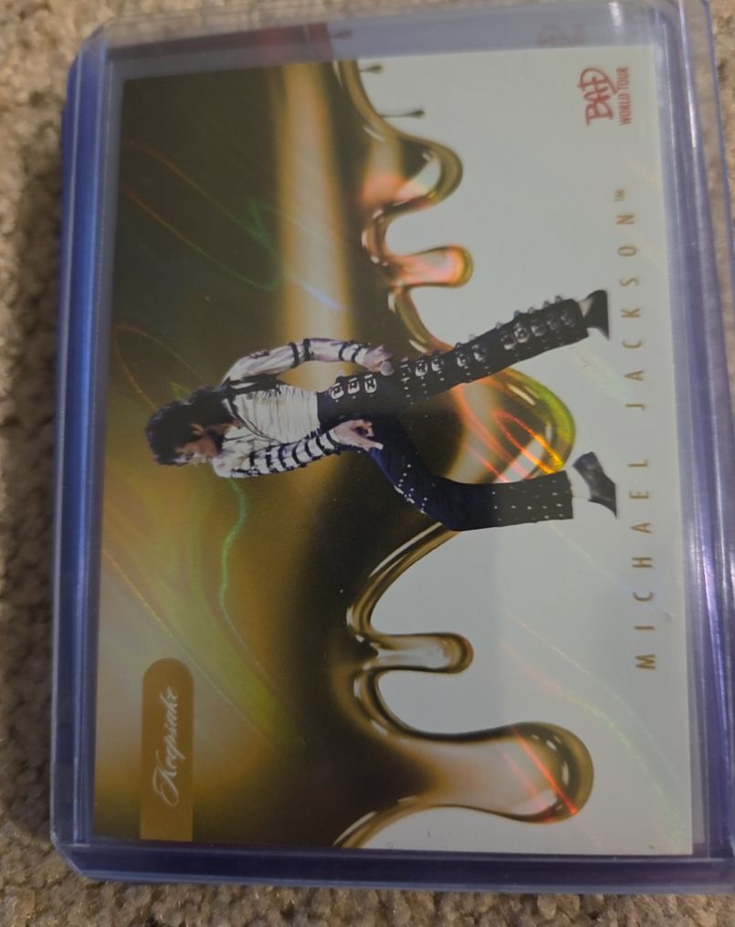 2025 Keepsake Michael Jackson Bad World Tour Drip Insert — front