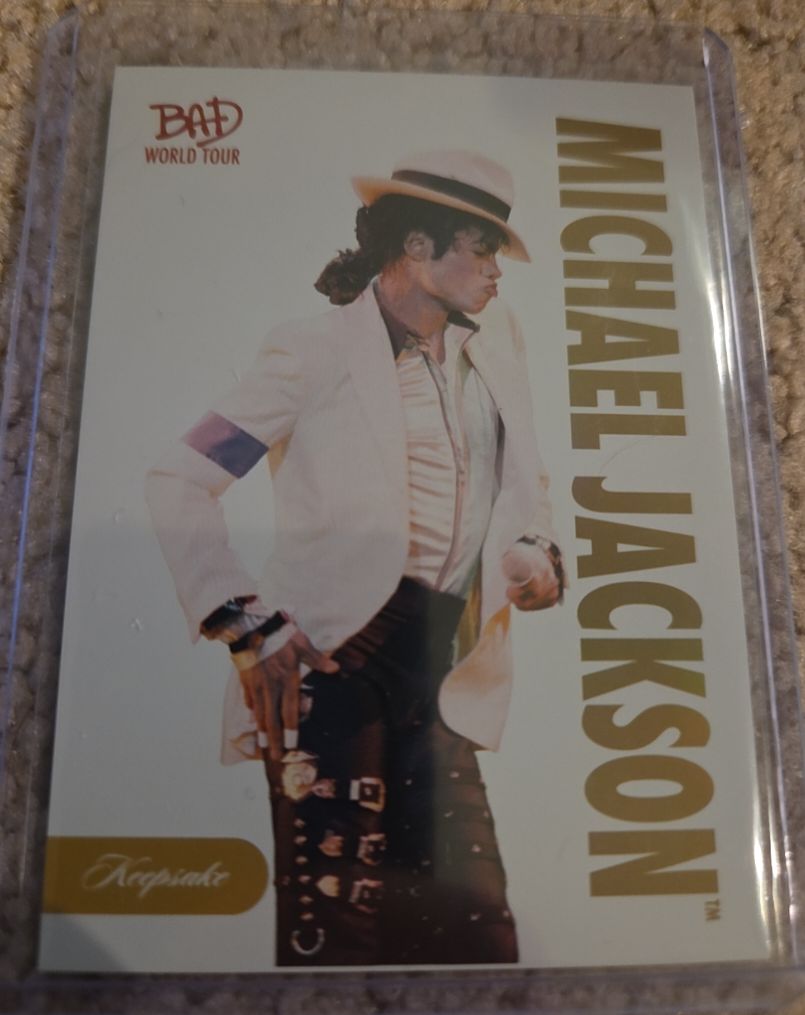 2026 Keepsake Premiere Edition #14 Michael Jackson Bad World Tour — front