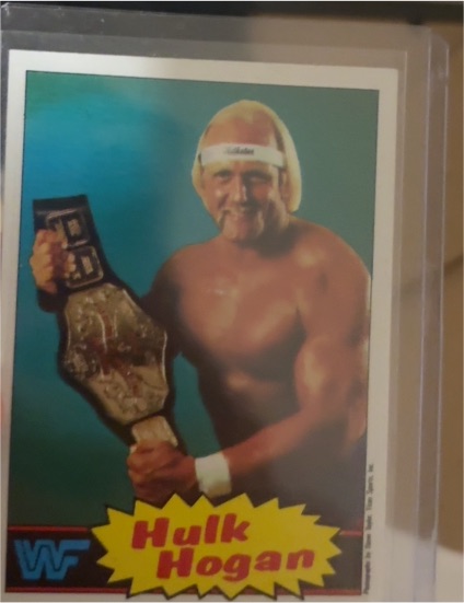 1985 Topps WWF #16 Hulk Hogan — front