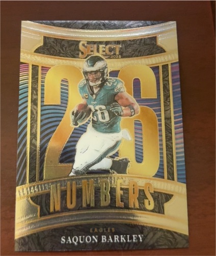 2025 Panini Select #17 Saquon Barkley — front