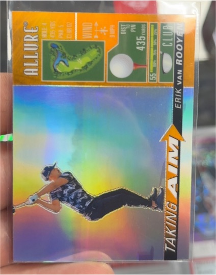 2026 Upper Deck Allure Golf #TA-18 Erik Van Rooyen Taking Aim — front