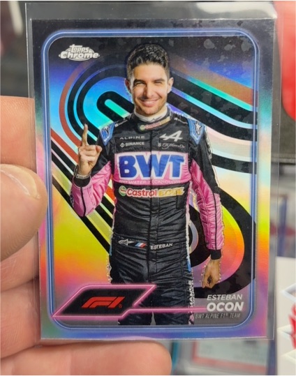 2024 Topps Chrome Formula 1 #9 Esteban Ocon — front