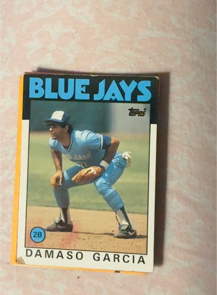 1986 Topps #45 Damaso Garcia — front