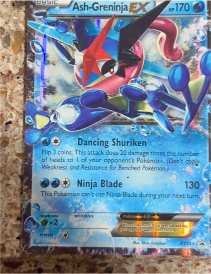 2016 Pokémon Ash-Greninja EX #XY133 — front