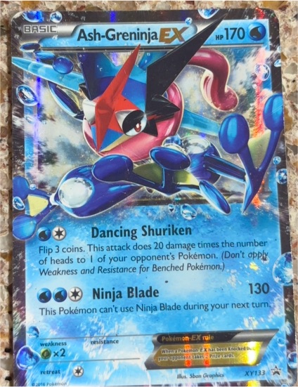 2016 Pokémon XY #133 Ash-Greninja EX — front