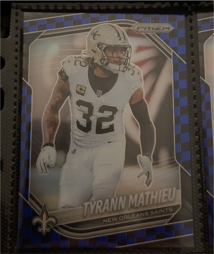 2025 Panini Prizm #196 Tyrann Mathieu — front