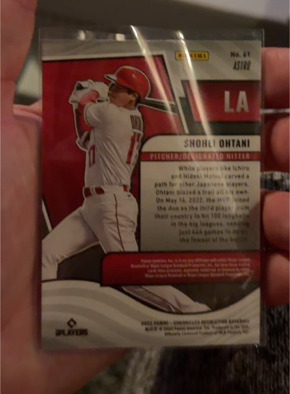 2022 Panini Chronicles Revolution Baseball #61 Shohei Ohtani — front