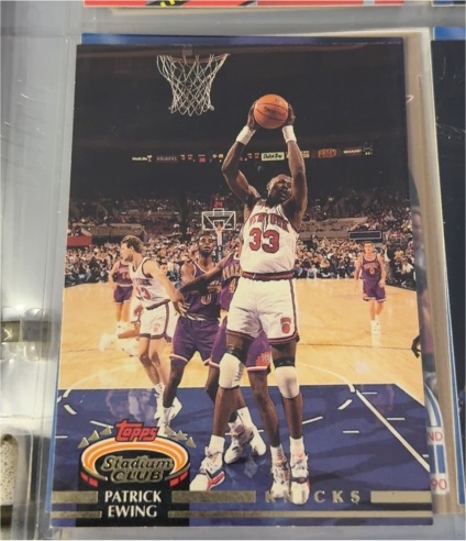 1992-93 Topps Stadium Club #100 Patrick Ewing — front