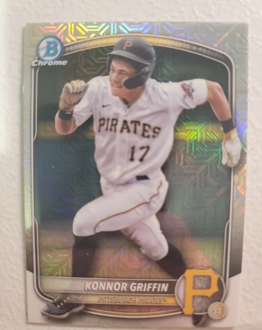 2024 Bowman Chrome #BCP-86 Konnor Griffin Mojo Refractor — front