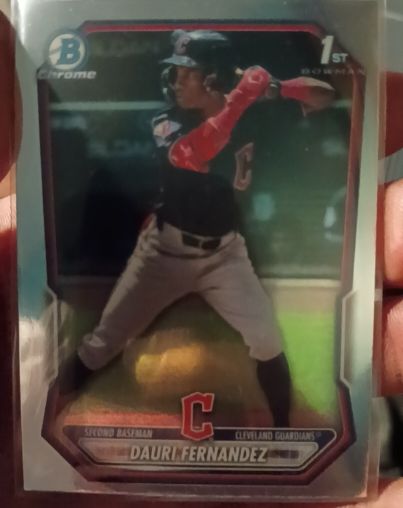 2026 Bowman Chrome #BCP-116 Dauri Fernandez — front