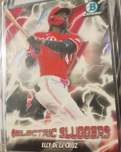2026 Bowman Chrome Electric Sluggers #ES-9 Elly De La Cruz — front