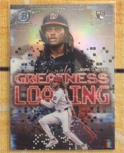 2025 Bowman Chrome #GL-20 James Wood — front