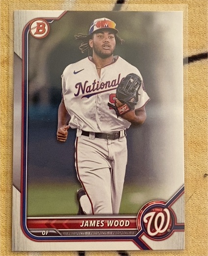 2022 Bowman Draft #BD-171 James Wood — front