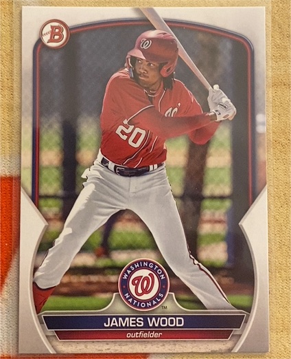 2023 Bowman Draft #BD-70 James Wood — front