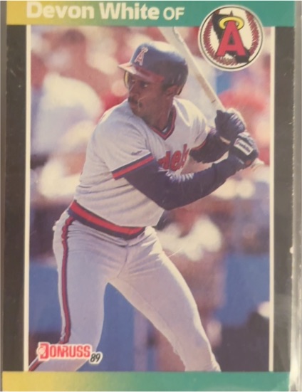 1989 Donruss #213 Devon White — front