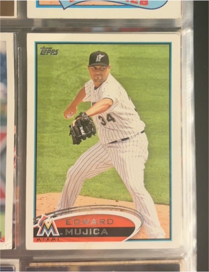 2012 Topps #178 Edward Mujica — front