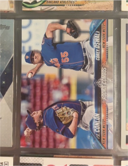 2018 Topps Update #US13 P.J. Conlon / Corey Oswalt — front