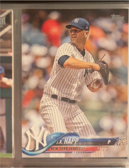 2018 Topps Update #US75 J.A. Happ — front