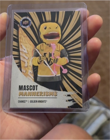 2026 Upper Deck National Hockey Card Day Mascot Mannerisms #M-6 Chance — front