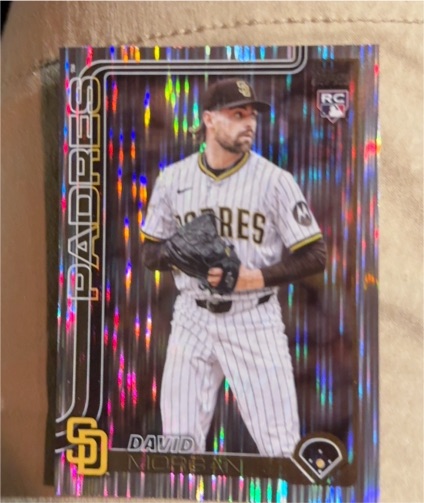 2025 Topps Chrome Update #USC33 David Morgan — front