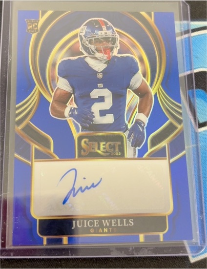 2025 Panini Select #SIP-JCW Juice Wells — front