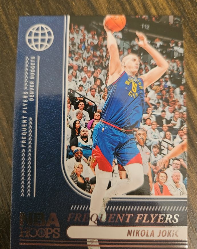 2024-25 Panini NBA Hoops #8 Nikola Jokic Frequent Flyers — front