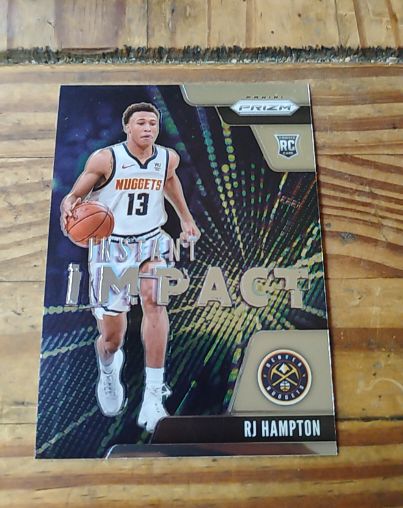 2020-21 Panini Prizm #10 RJ Hampton Instant Impact Rookie — front