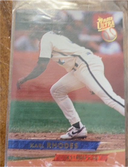 1993 Fleer Ultra #395 Karl Rhodes — front