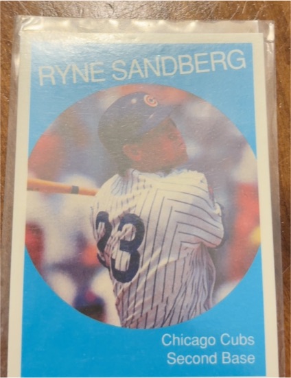 1990 Oddball Ryne Sandberg Chicago Cubs — front