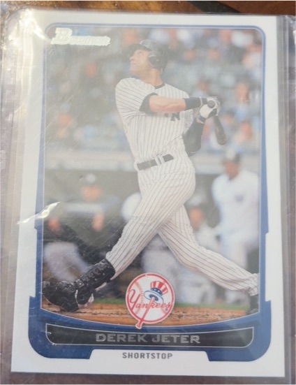 2012 Bowman #1 Derek Jeter — front