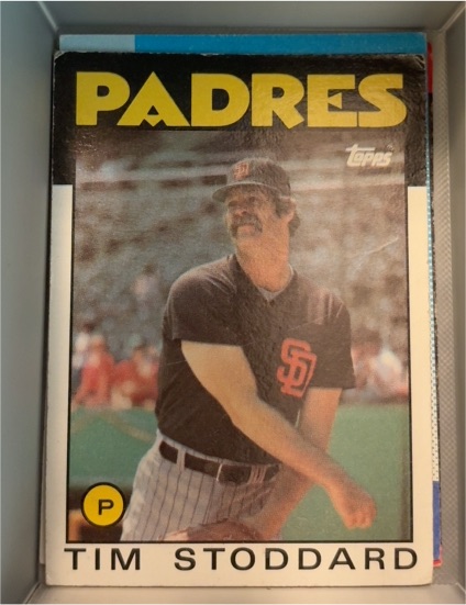 1986 Topps #558 Tim Stoddard — front