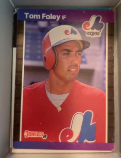 1989 Donruss #342 Tom Foley — front