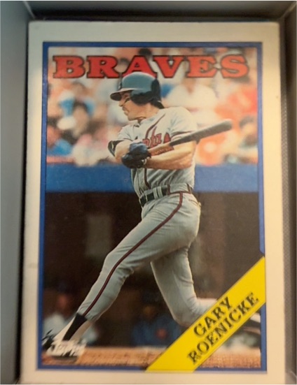1988 Topps #523 Gary Roenicke — front