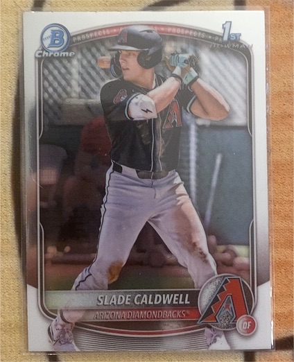 2025 Bowman Chrome Prospects #BCP-21 Slade Caldwell — front
