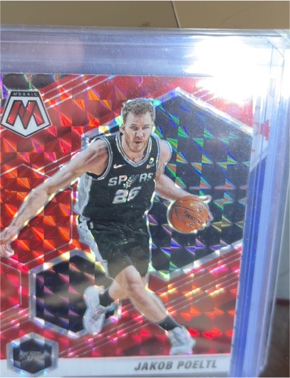 2020-21 Panini Mosaic #189 Jakob Poeltl — front
