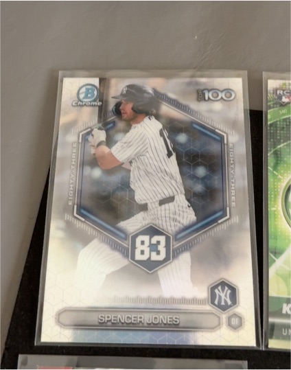2026 Bowman Chrome Top 100 #BTP-83 Spencer Jones — front