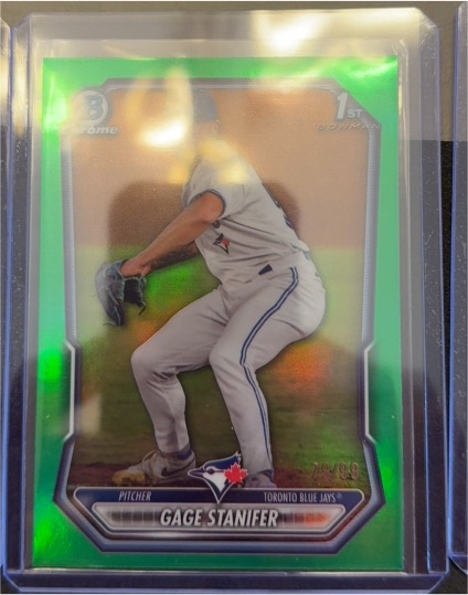 2026 Bowman Chrome #BCP-37 Gage Stanifer — front