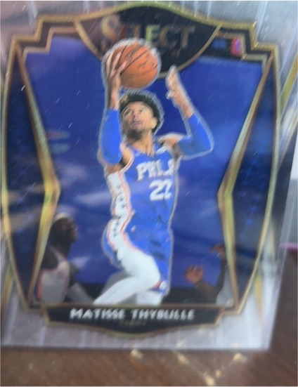 2020-21 Panini Select #139 Matisse Thybulle Blue Premier Level — front