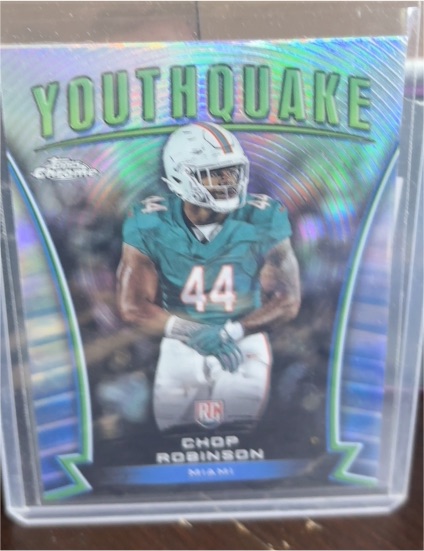 2024 Topps Chrome #Y-14 Chop Robinson Youthquake Rookie Refractor — front