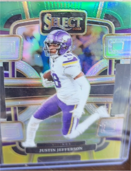 2023 Panini Select #65 Justin Jefferson Minnesota Vikings — front